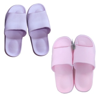 彈性緩壓室內拖鞋~家用拖鞋TI612~紫色~粉紅色-任選1雙