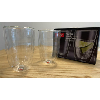 丹麥bodum PILATUS 雙層玻璃杯 兩件組 350ml 2入