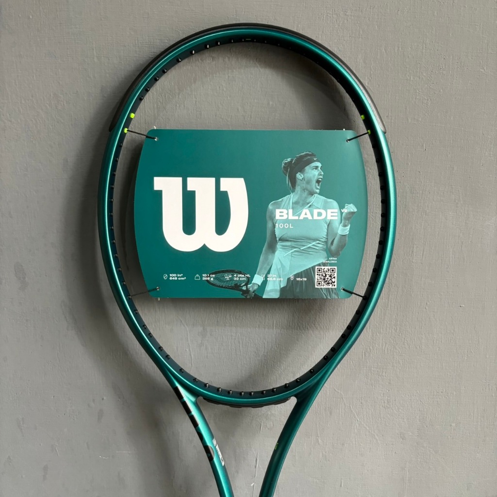 《奧神體育》WILSON 2024新款 高階 網球拍 BLADE 100L V9 網球 重量輕 2號握柄