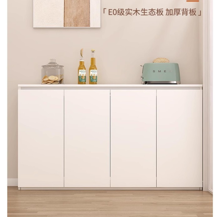 超薄餐邊櫃 20cm收納 極簡定製極窄30cm簡約實木廚房儲物櫃 一體靠牆儲物櫃