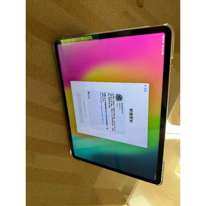 現貨自售 2022 iPad Pro 平板電腦（12.9吋/WiFi/128G)  銀色 皮套 保固內 新莊自取