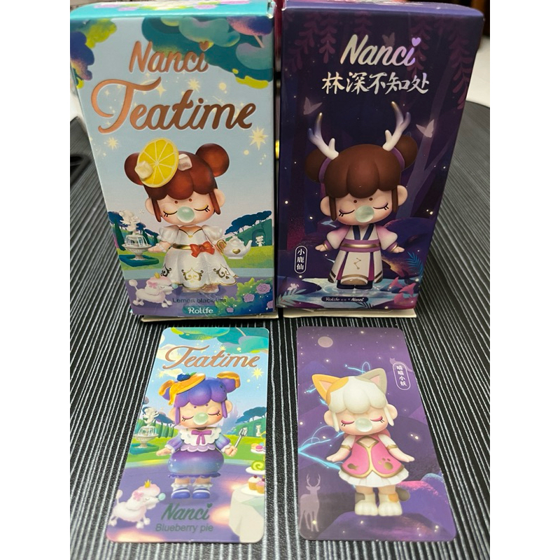Nanci囡茜夢境下午茶 林深不知處 盒玩 藍莓派 喵喵小妖 盲盒
