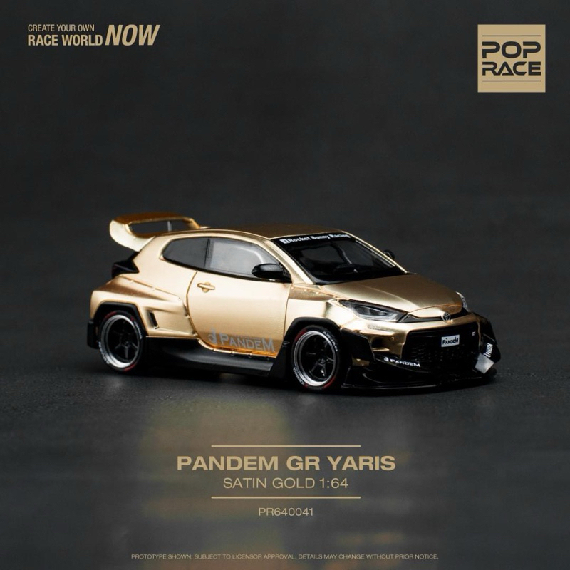 &lt;阿爾法&gt;POP RACE Pandem Toyota GR Yaris Satin Gold