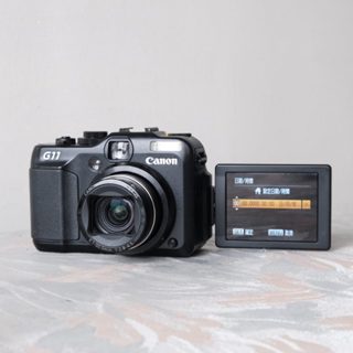 Canon PowerShot G11早期 CCD 數位相機(類單眼 翻轉螢幕 自拍)