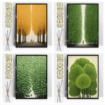 【MengNi】風景拼圖1000片文藝系風景裝飾畫可定製客廳玄關掛畫木質拼圖