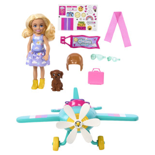 MATTEL 芭比小凱莉飛機遊戲組 Barbie 芭比 娃娃 正版 美泰兒