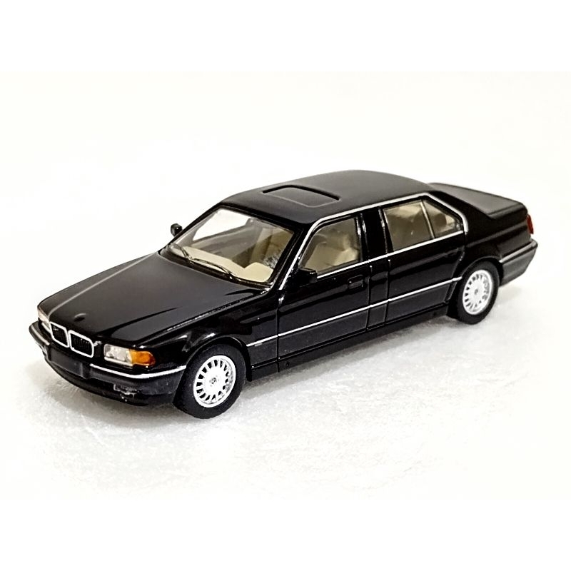 （現貨) DCM 1/64 BMW 7系列 E38 黑色 96-98 前期款