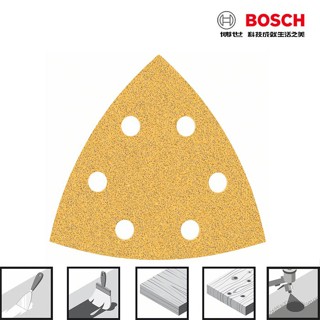 BOSCH博世 三角自黏砂紙 C470 5片裝 木/漆兩用砂紙 木材砂紙 三角砂紙 砂紙 適用磨切機/三角砂紙機 GOP
