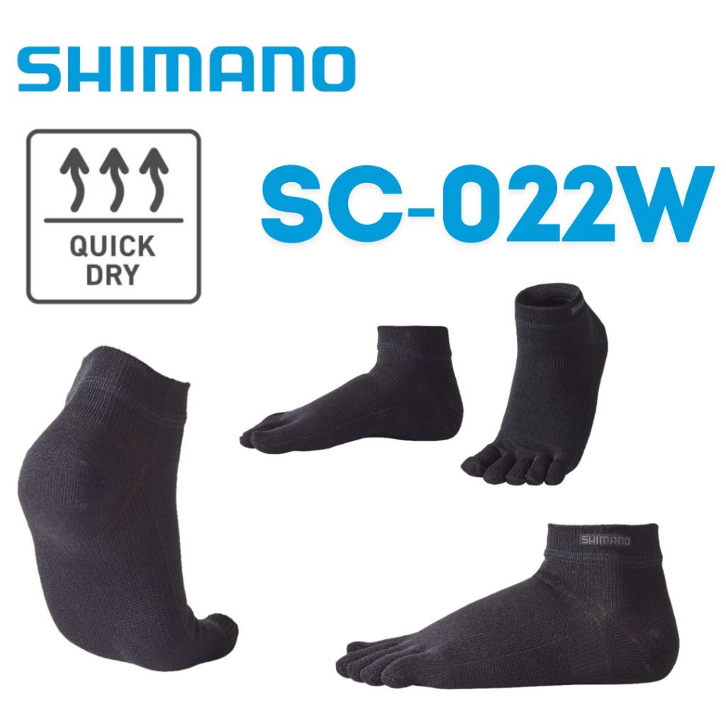 🔥【台南平昇釣具】🔥 SHIMANO SC-022W 速乾透氣五趾襪 短襪 吸水速乾 穿著舒適 M號