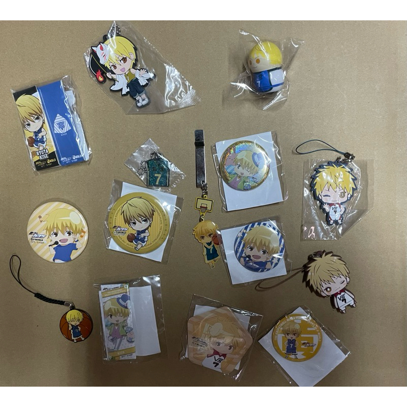 （日版 全新/中古）《5/22更新》黑子的籃球 影子籃球員 黃瀨涼太 週邊分售 別針徽章、吊飾