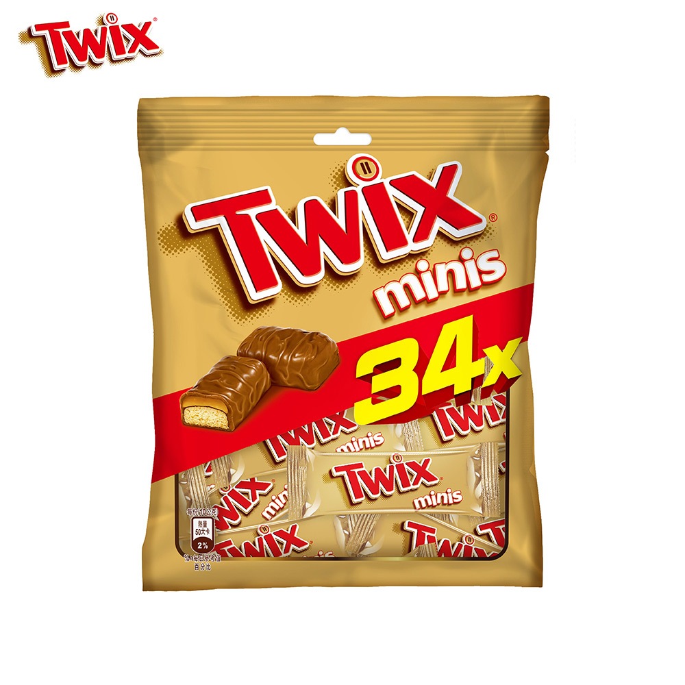 【Twix特趣】迷你焦糖夾心巧克力 樂享包 340g(滿額加價購商品) [完全贈品]