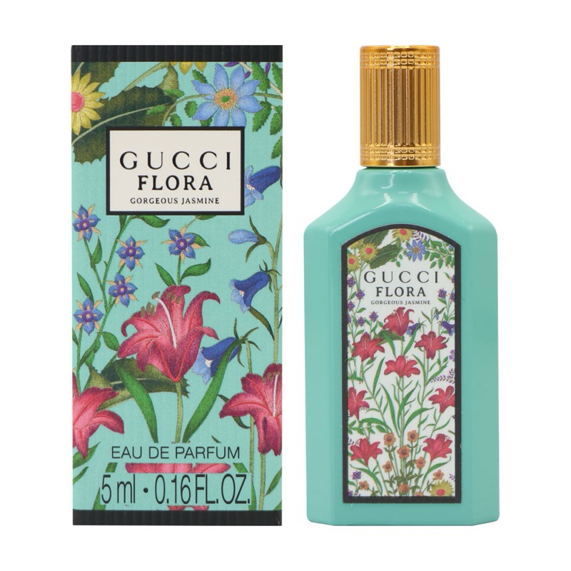 Gucci 幻夢茉莉花/華麗茉莉花女性淡香精5ml沾式小香水 2022上市flora gorgeous jasmine