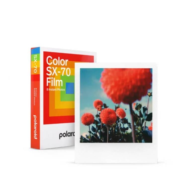 Polaroid COLOR SX-70 film 彩色 拍立得底片 彩色白框相紙  寶麗來