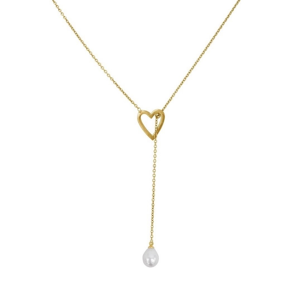 🥔POTATO🔥現貨🇺🇸ADORNIA 心形與淡水珍珠項鍊 飾品 配件