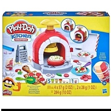 阿G HF4373 培樂多 Play-Doh 孩之寶 黏土 廚房系列 窯烤披薩遊戲組 創意DIY黏土