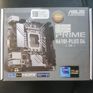 華碩ASUS主機板H610I-PLUS D4空盒