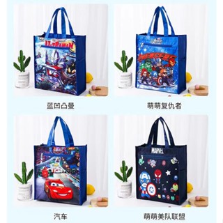💞卡通兒童餐袋 防水便當袋 袋子手提袋奧特曼便當袋 冰雪奇緣便當袋 午餐袋 餐盒袋 餐袋幼兒園
