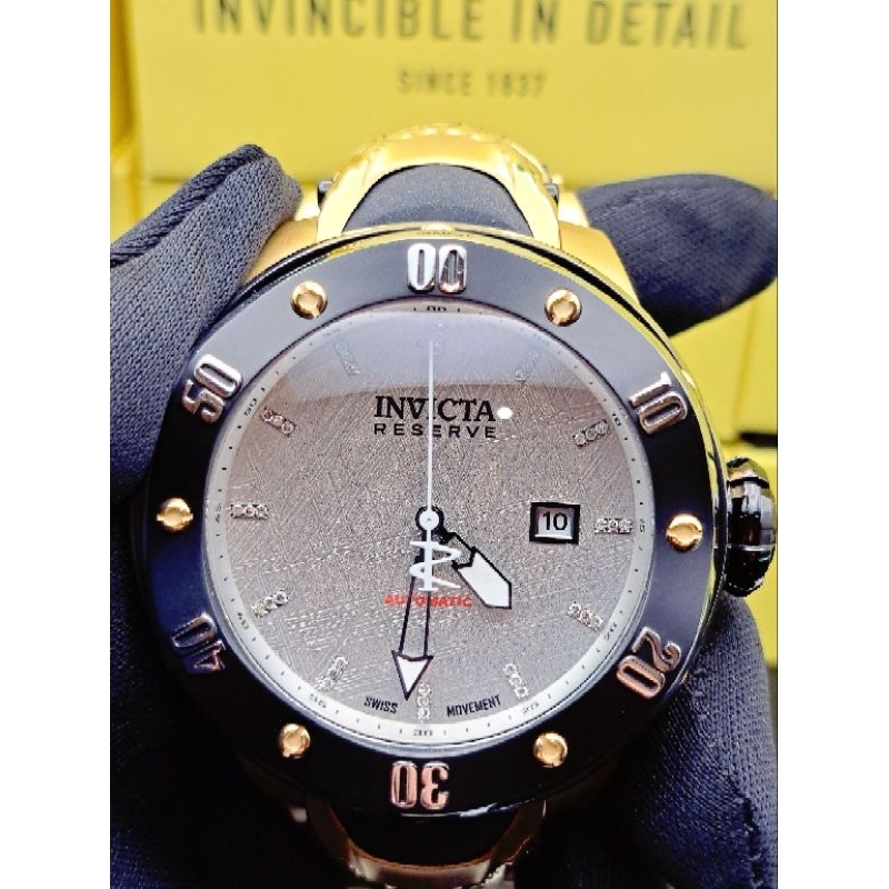 英威塔 INVICTA☀［全新］海妖 帶鑽 隕石底盤 機械錶 🇨🇭Ronda朗達 R150機芯 防水200米