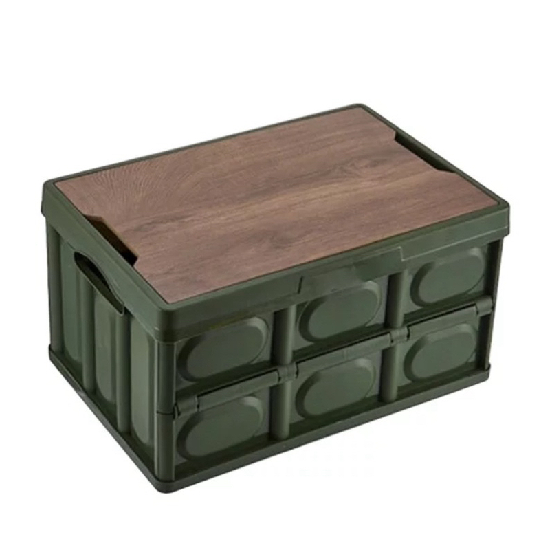 iEmon solo 露營桌板折疊收納箱（黑色，二手）原價買 580