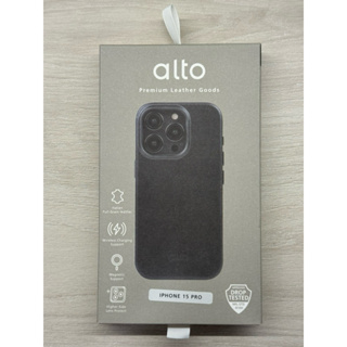 Alto Clop 磁吸皮革手機殼 - 渡鴉黑（iPhone 15 pro)