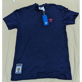 Adidas 日本限定 柴犬Tee 藍色 M FQ2390 T-shirt