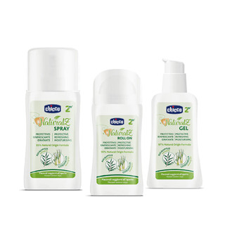 Chicco NaturalZ 植萃清爽防蚊系列(防蚊噴液100ml/滾珠60ml/凝露75ml)【佳兒園婦幼館】