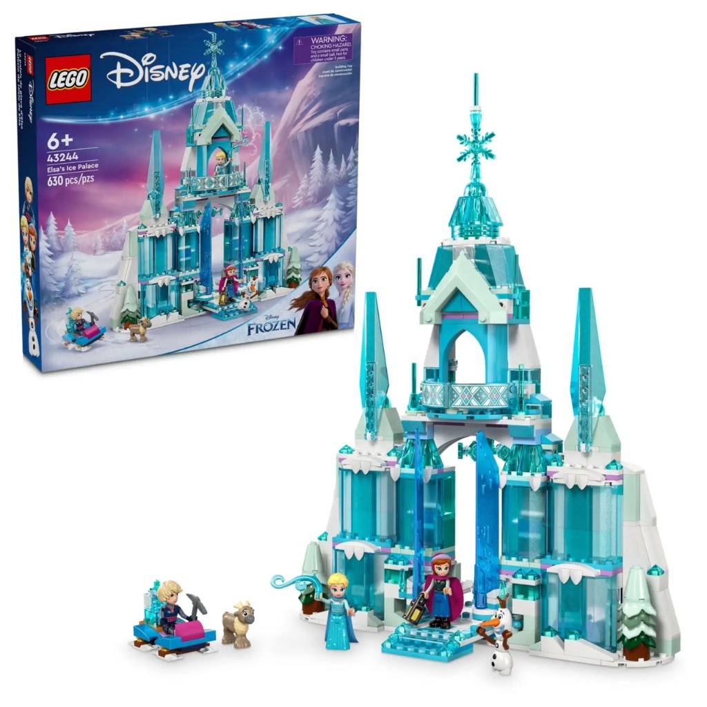 LEGO 43244 艾莎的冰雪城堡 樂高® Disney Princess系列 【必買站】樂高盒組
