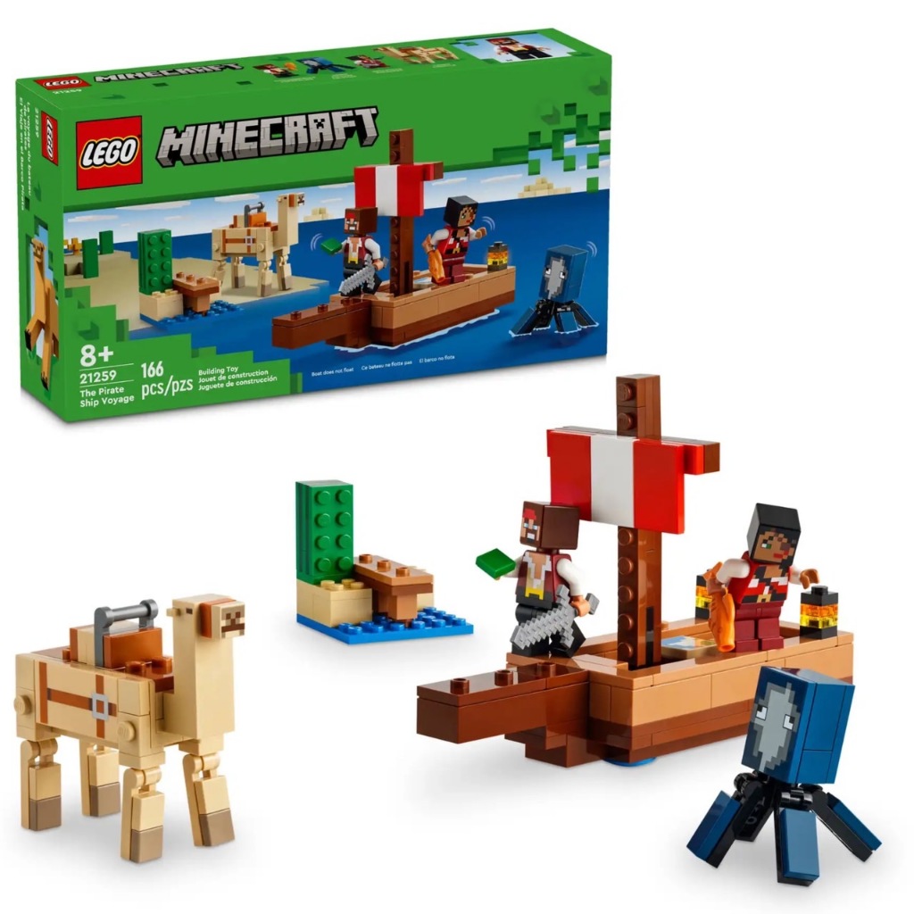 LEGO 21259 海盜船之旅 樂高® Minecraft系列 【必買站】樂高盒組