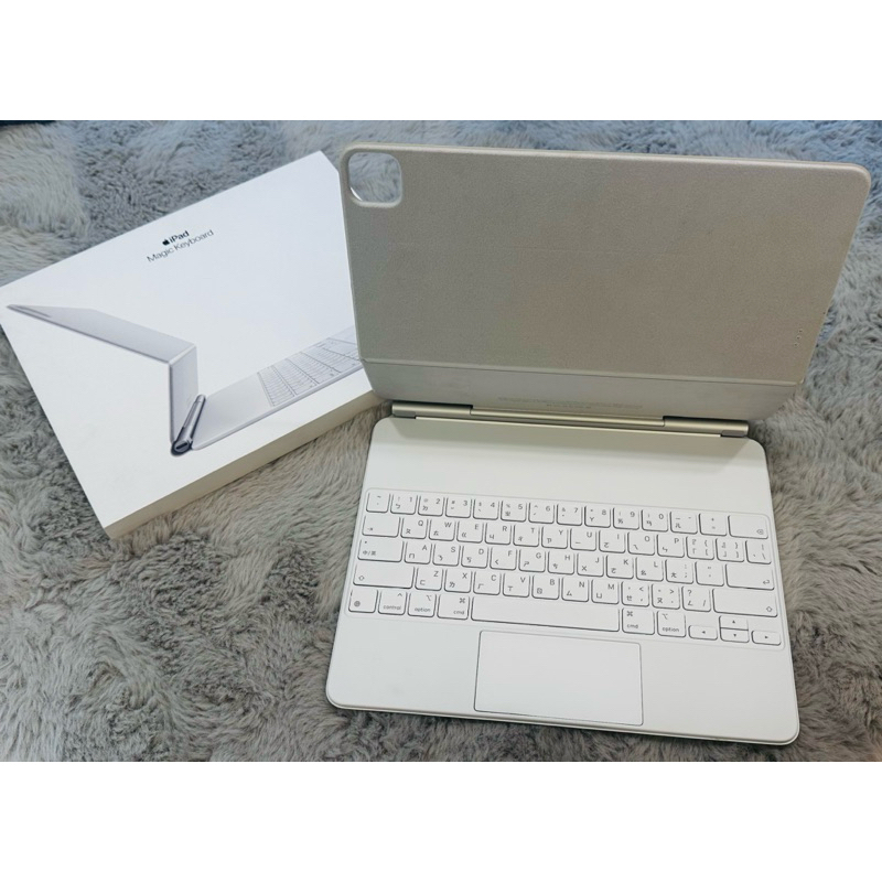 台中 保固2024/9/28 白色 Magic Keyboard 巧控鍵盤 For iPad Pro 12.9吋巧控鍵盤