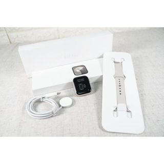 Apple Watch S9 45mm 星光色 S/M 運動錶帶 GPS A2980 保固中