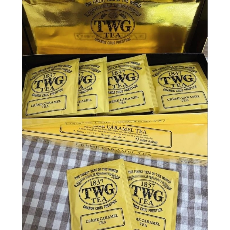TWG頂級純棉無毒茶包禮盒 15包 新加坡國際紅茶 綠茶 烏龍茶 無咖啡因 無茶鹼茶 伯爵早餐 大吉嶺 更多口味請見敘述