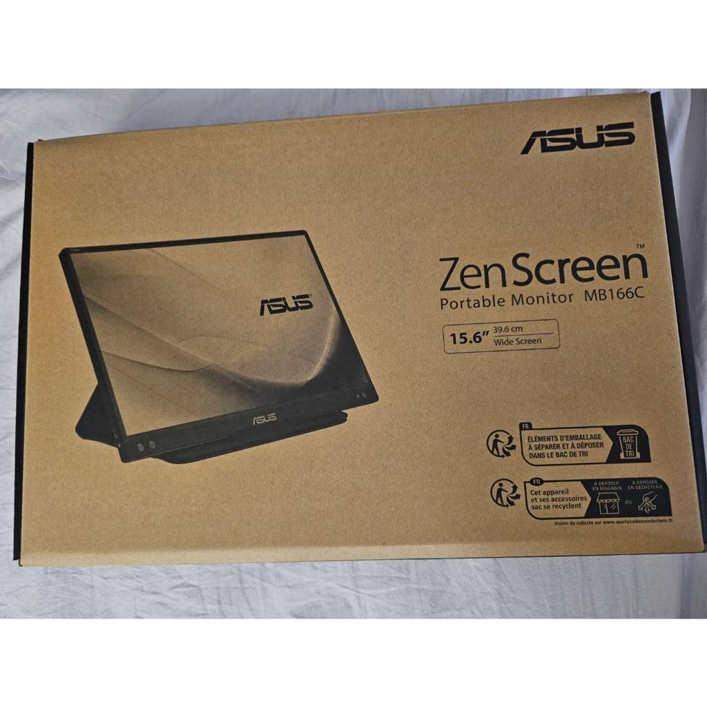 ASUS ZenScreen 16型可攜式顯示器(MB166C)