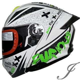 LAZER RX-1 ONI 亮白 可樂帽 汽水帽 全罩 內墨片 安全帽