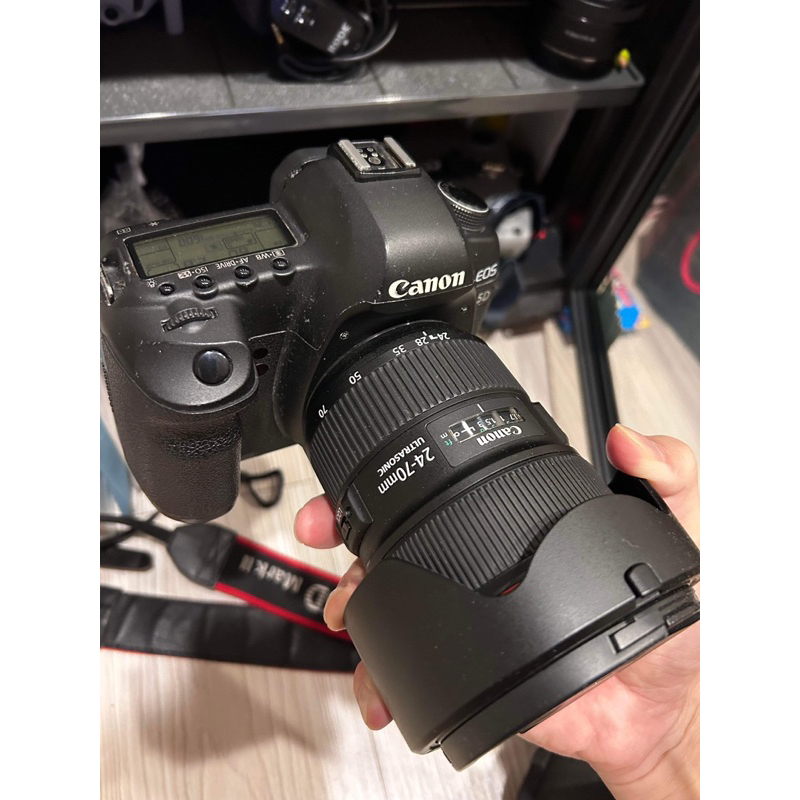 5D2 canon 單眼數位相機 搭配24-70 ll大三元鏡頭送滑軌