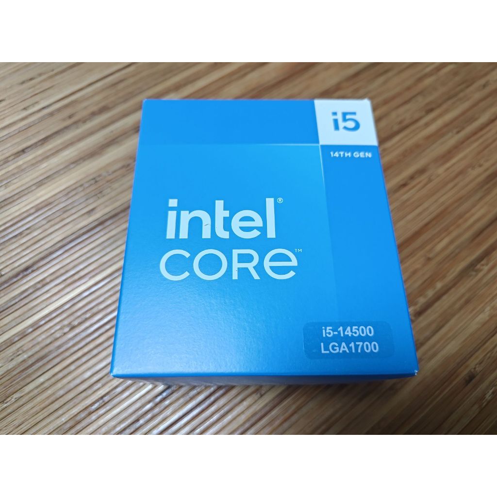 (全新) Intel i5-14500 CPU 全新未拆 / 捷元代理 / 1700腳位 / 有內顯 / 有風扇 /