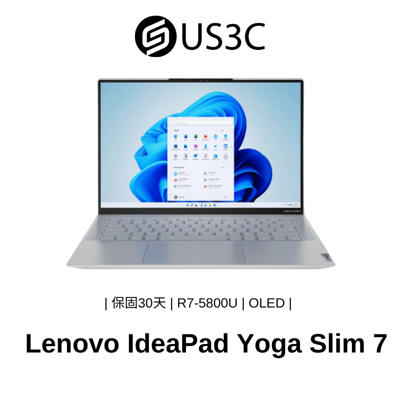 Lenovo IdeaPad 14吋 2.8K OLED R7-5800U 16G 1TSSD MX450 二手品