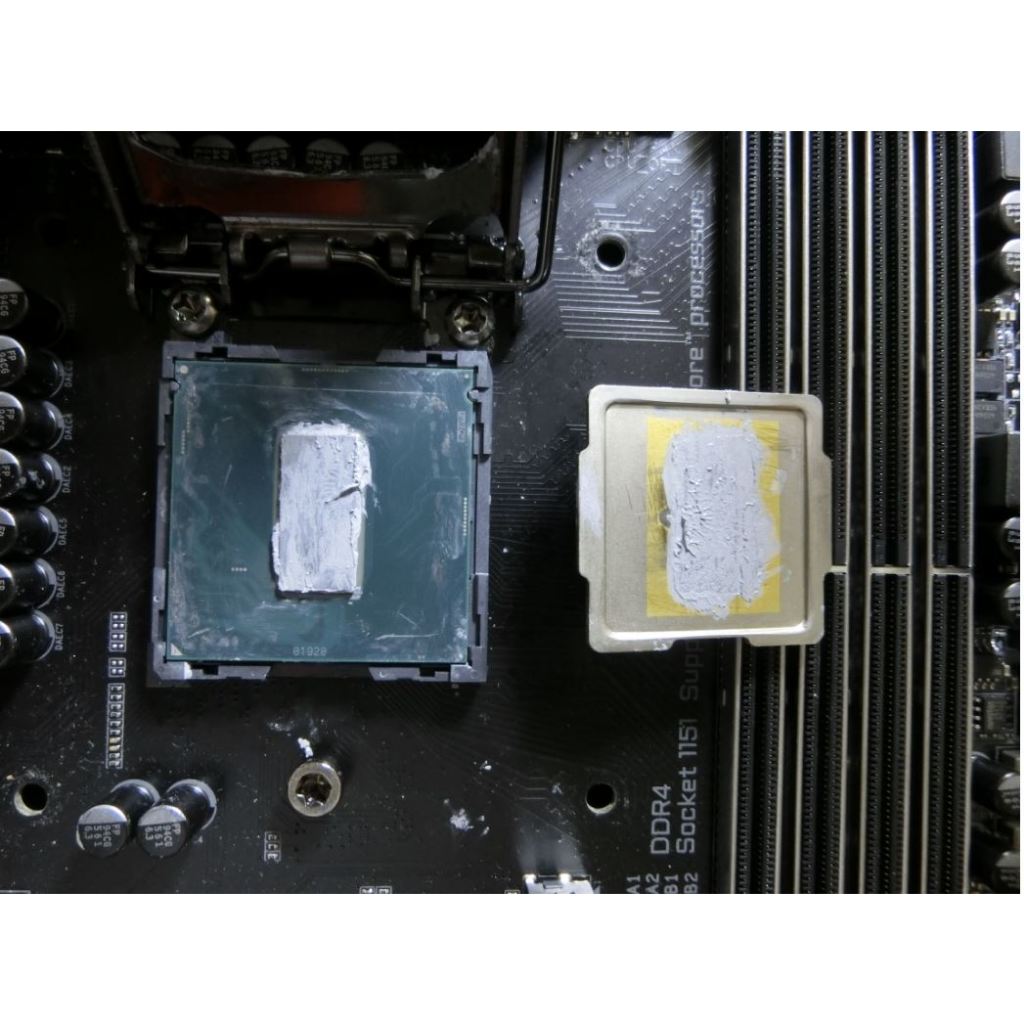 Intel i9 9900k cpu 已開蓋沒有黏合蓋子