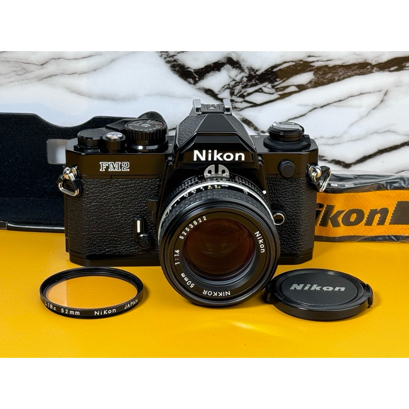 🔹 Nikon FM2n 經典第二代黑機身+Nikon Ais 50mm F1.4 🔹