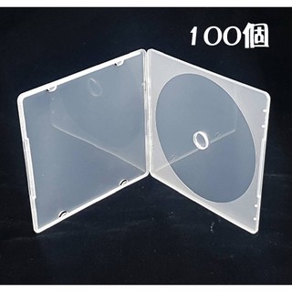 【臺灣製造】100個 (12公分光碟片適用)單片裝5mm 摔不破PP霧透 CD盒/DVD盒/光碟盒/CD殼