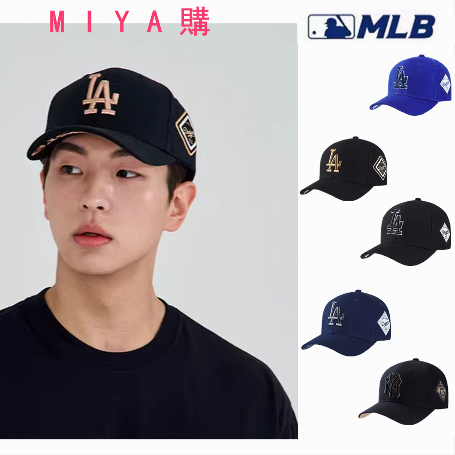 「MIYA購」🎂 mlb Cp77 ny-la 帽子 棒球帽 鴨舌帽 硬頂 男女款 可調節 紐約洋基隊