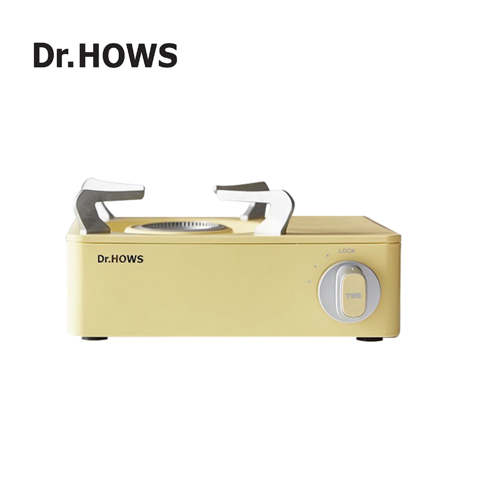 露營 戶外必備 Dr. HOWS 迷你款2.0Kw卡式爐 馬卡黃