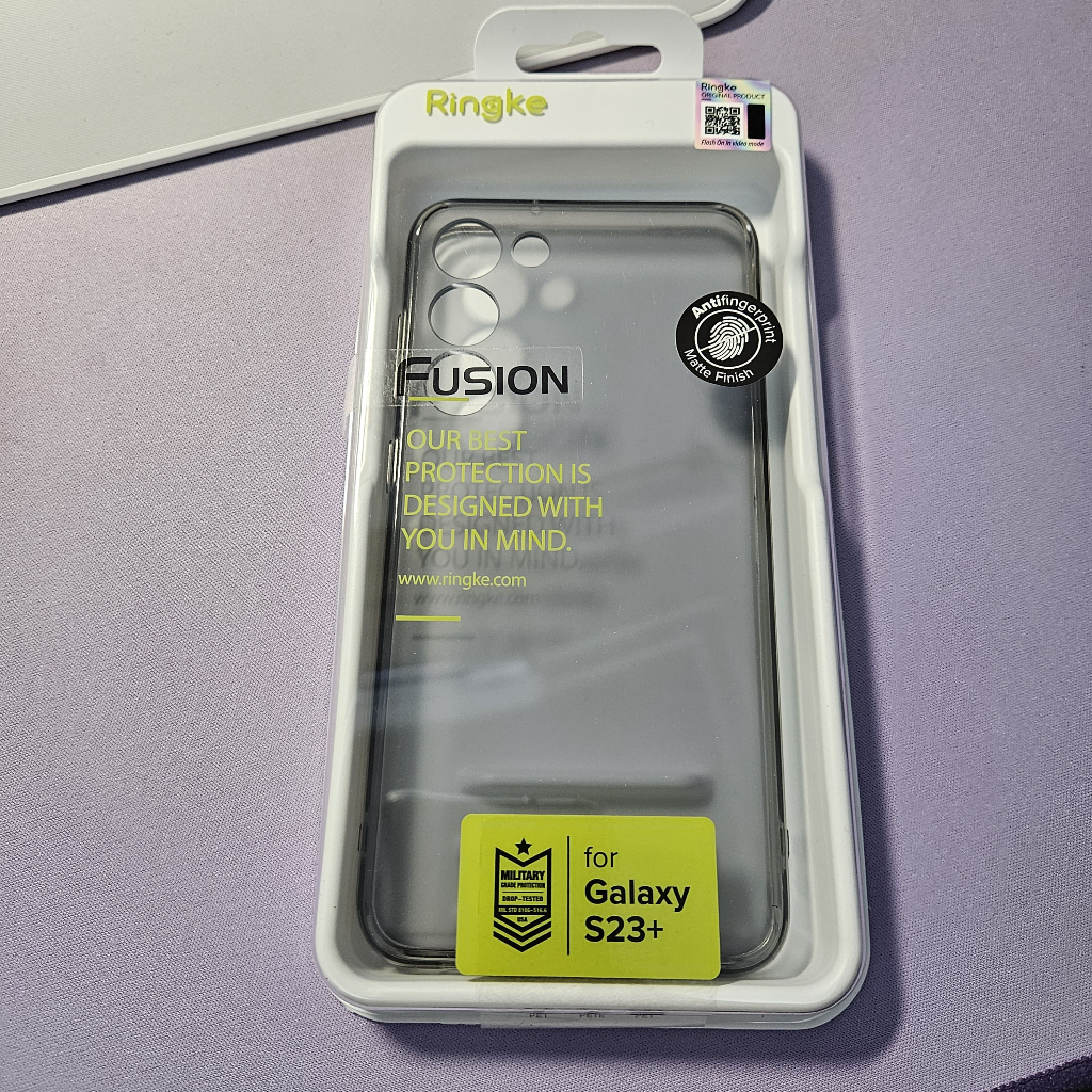 Samsung 三星 Galaxy S23 Plus S23+ (Ringke Fusion) 抗震保護殼 霧黑 二手