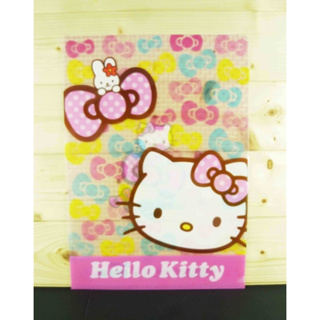 【震撼精品百貨】Hello Kitty 凱蒂貓~文件夾~彩色蝴蝶結*41348