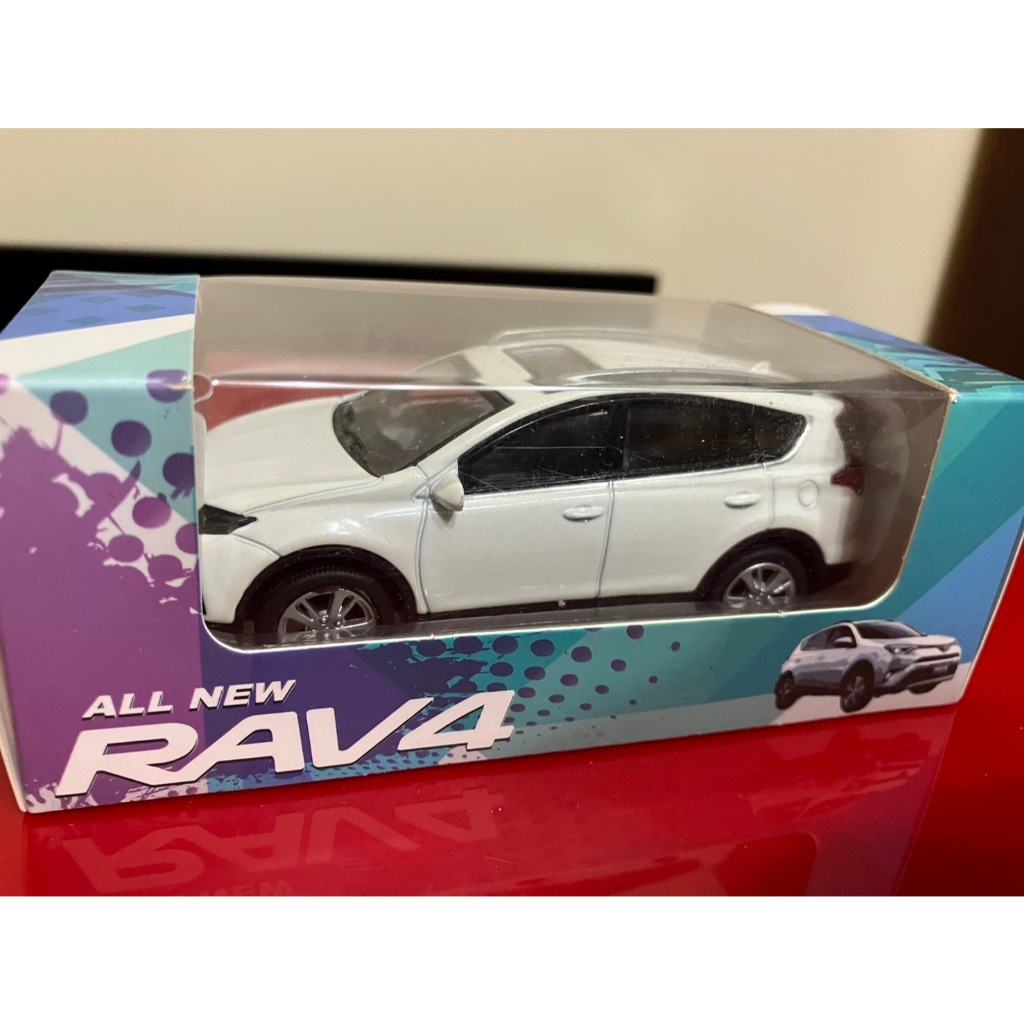 【CH自售】TOYOTA RAV4 豐田 LED 迴力車 1:43 和泰 原廠精品 交車禮 模型車 玩具車 絕版 限量
