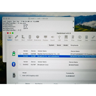 【IT 醫生】黑蘋果 -滿血復活-修復博通無線網絡卡-Sonoma Seqouia