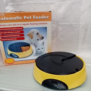 寵物四餐自動餵食器定時餵食可錄音Automatic Pet Feeder真人錄音