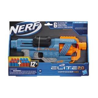 <NERF> 買就送三十發子彈NERF 菁英系列2.0 指揮官 RD 6 安全軟彈發射器 全新現貨