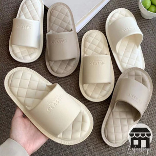 【生活優品屋 臺灣現貨】韓系格紋 ins質感拖鞋 居家拖鞋 踩屎感拖鞋 室內拖鞋 室外拖鞋 防滑拖鞋 情侶拖鞋 防水拖鞋