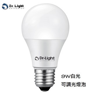 【現貨】Dr.Light．9W/15W 智慧緩啟動LED調光燈泡｜白光5000K｜每組4入裝