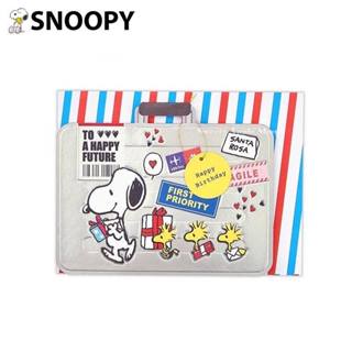 史努比【 SAS 日本限定 】SNOOPY 史努比＆糊塗塌客 生日行李箱版 生日卡片 / 祝賀卡片